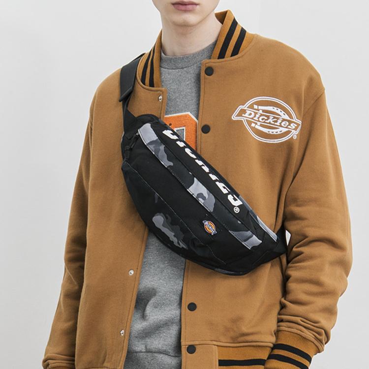 New Dickies Polyester Sling Bag, Crossbody Bag, Fanny Pack Unisex Black 193U90LBB05BK03