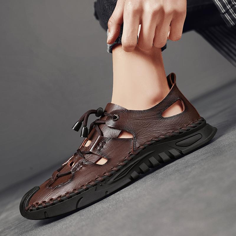 Fashion Summer Outdoor Sandals for Men Breathable Hiking Shoes Water Beach Mens Sandals Camping Climbing Aqua Sneaker