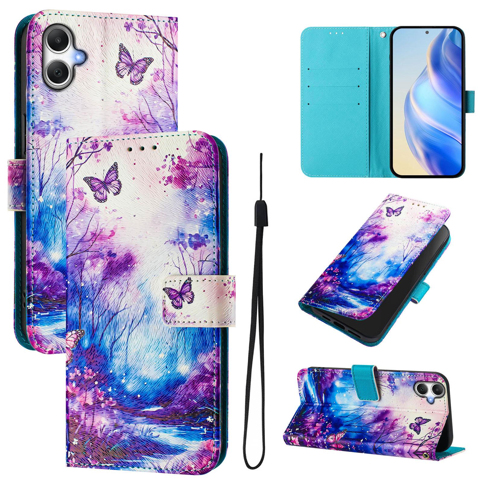

For Samsung Galaxy A05 4G Case Pattern Printing Wallet Phone Cover with Strap Dream Valley