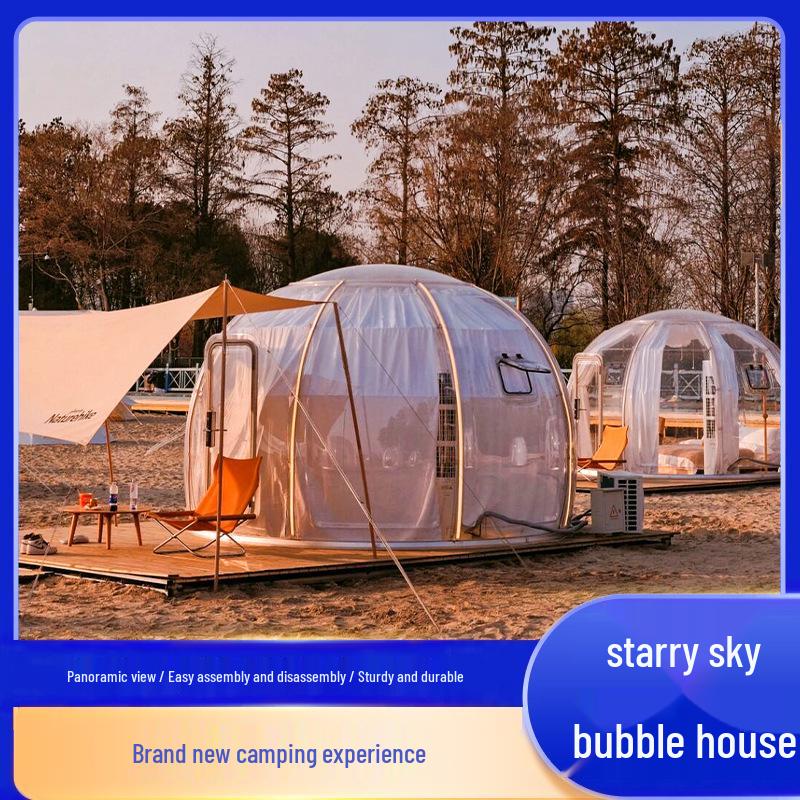 Transparent Starry Sky Bubble Tent for Weddings, Livestreams, Outdoor Camping, B&B, and Events