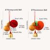 14cm DIY Accessories Cute Bell Design New Year Home Decor Gift of Blessing Gourd Design Auspicious Pendant Multi-Color