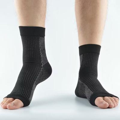 1 Pair Compression Socks Breathable Super Soft Sweat Absorption Fitness Cycling Running Toeless