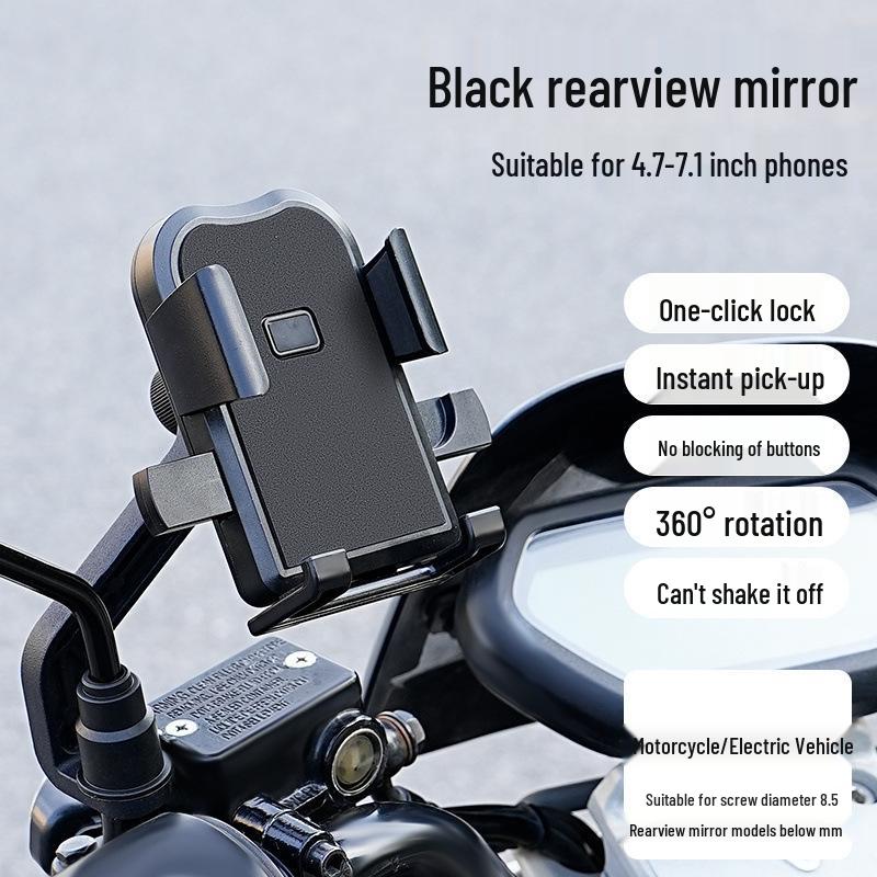 Anti-Vibration Bicycle Mobile Phone Holder for Mountain and Road Bikes