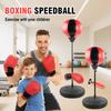 Children'S Boxing Sports Toys Standing Inflatable Boxing Speedball With Gloves Adjustable Height 1.1/1.25M Outdoor Indoor Game
