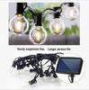 Vintage LED Solar Waterproof Outdoor String Lights for Garden and Patio Decoration