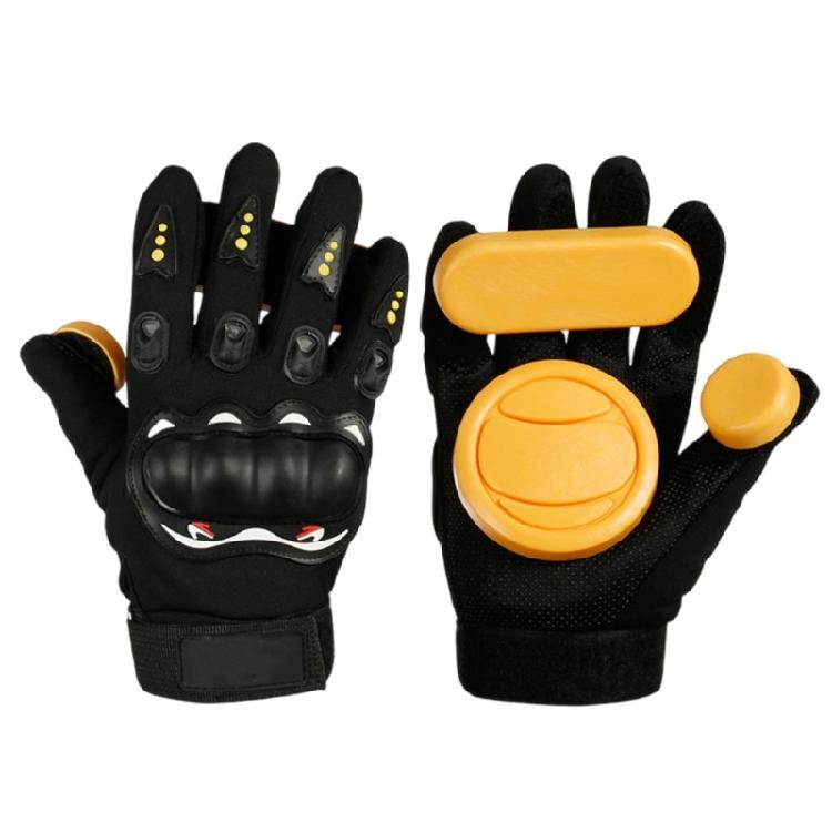 Longboards Protective Slide Gloves Protectors Downhill Longboarding Skate Gloves with Slider Pucks Unisex Skateboard Gloves