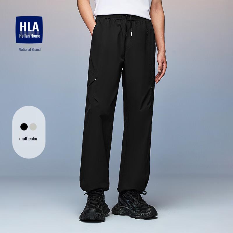 Men s Elastic Waist Drawstring Cargo Pants L
