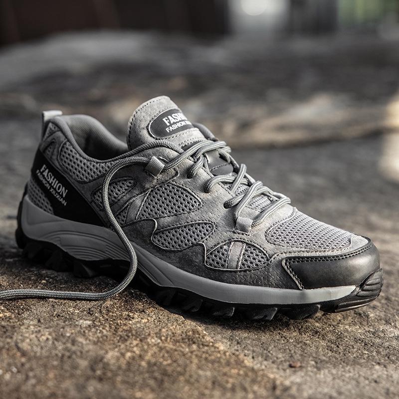 Foreign trade men's shoes new summer mesh breathable thin hollow mesh shoes men's outdoor mountaineering travel sports tide shoes