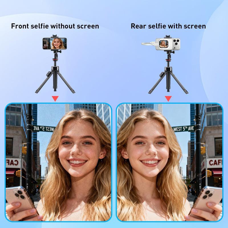 Compact Cross-Border Mobile Phone Selfie Display with Rear Camera Connection