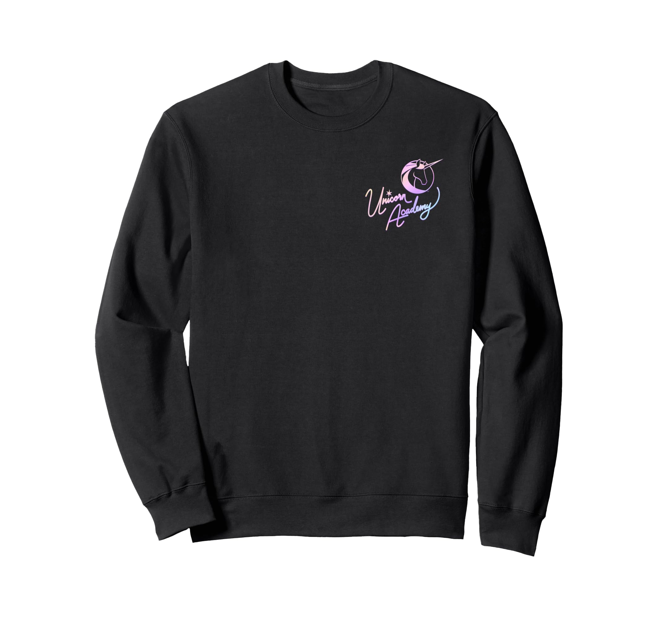 Unicorn Academy Rider and Unicorn Bond Front and Back Print Sweatshirt