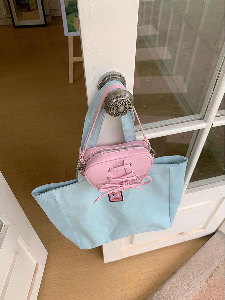 2025 Korean-Inspired Ladylike Ballet Heart Bag - Women's Handbag, Shoulder & Crossbody