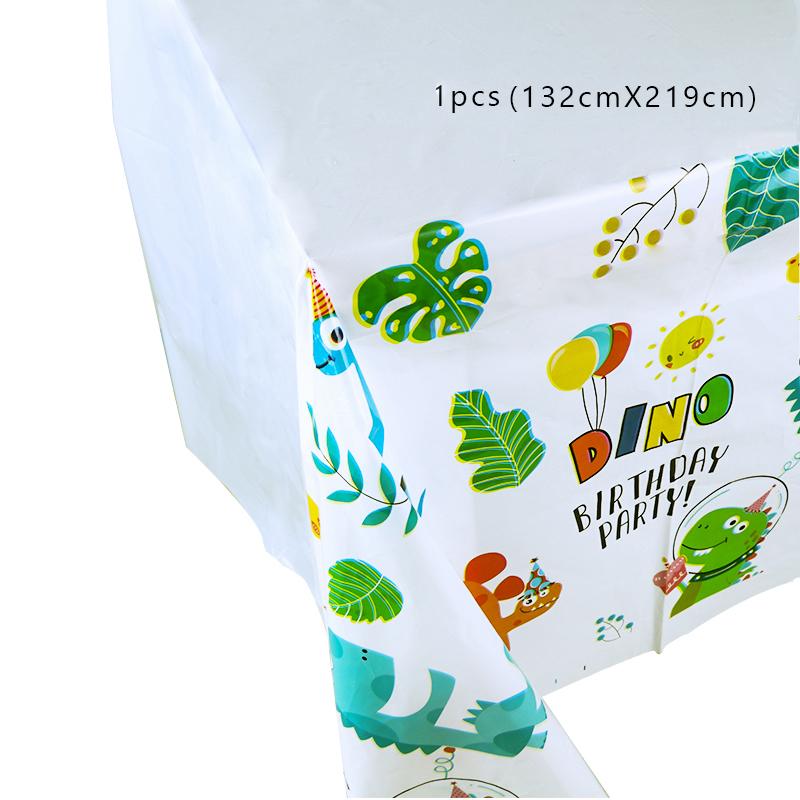 Dino Party Supplies Dinosaur Balloons Paper Straws Cups Plates Kids Boy Birthday Party Decoration Jungle Dinosaur Party Decor