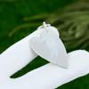 Sisters Day Deal 925 Silver Natural Rose Quartz Rough Wedding Pendant Jewelry