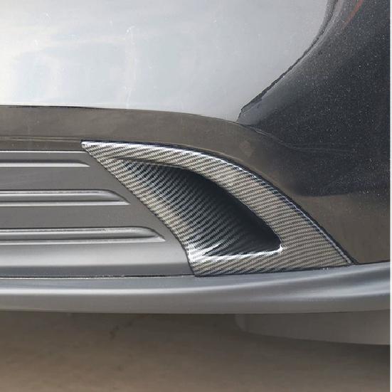 Carbon Fiber Front Fog Light Lamp Trim for Honda Accord