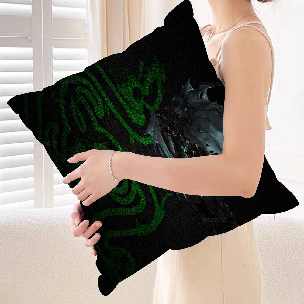 Game razer logo printed Maple Design Cushion Cover Happy Autumn Harvest decor Holiday Decorati Pillow Cover