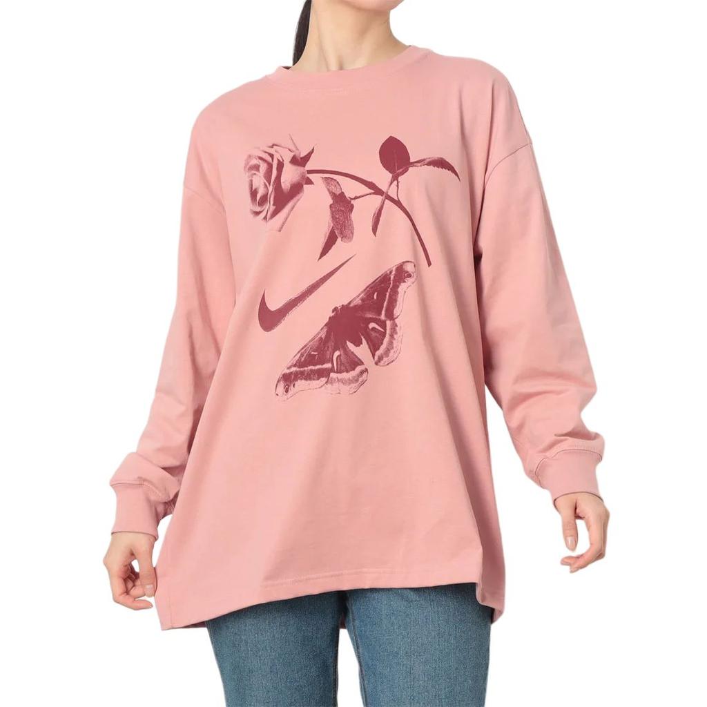 Nike T Shirts Women's Pink Crew Neck Moderate IH7696-618
