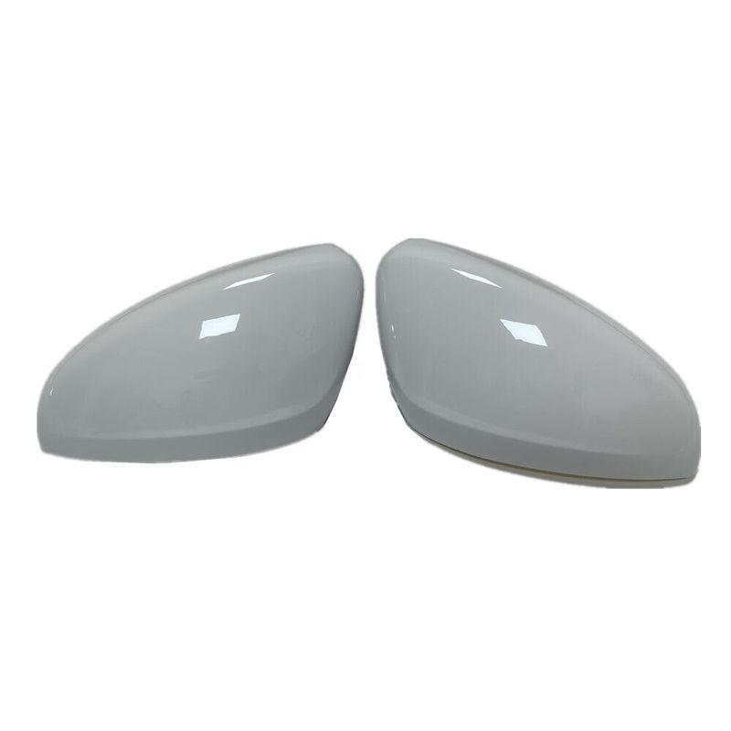 For Peugeot 308 2014- Car Replacement Rearview Side Mirror Cover Wing Cap Exterior Door Rear View Case Trim White Black ABS