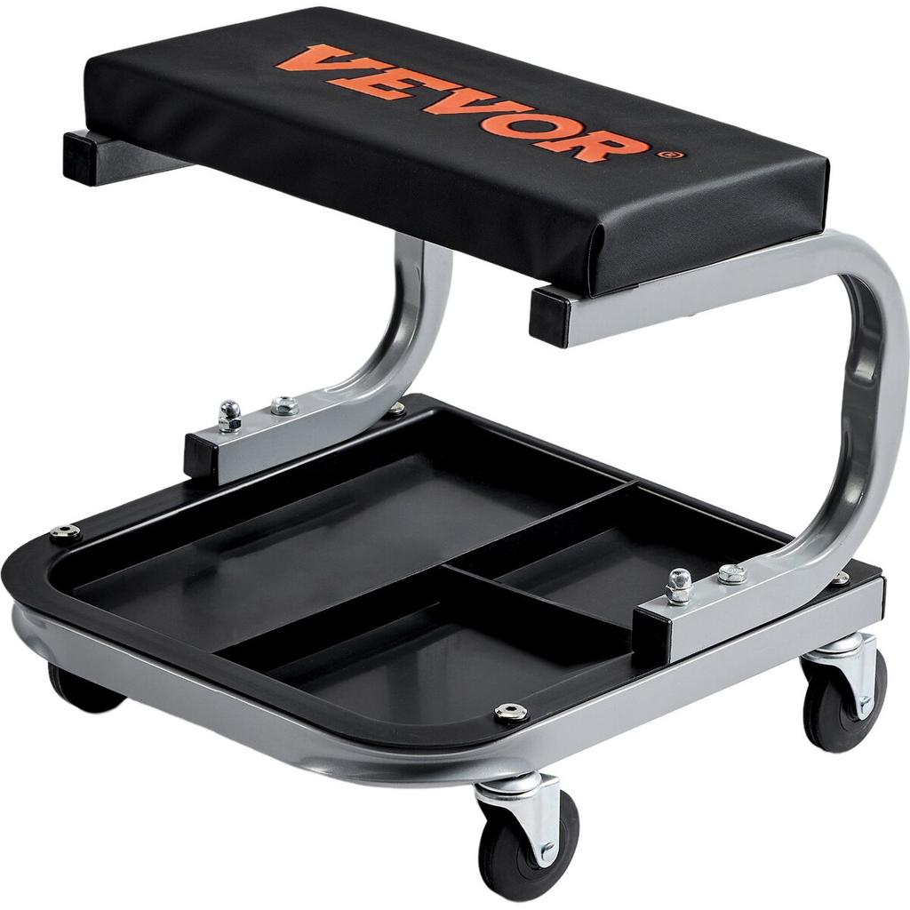 Mechanics Garage Stool 250 LBS Mechanic Creeper Seat Under Car Tool Tray