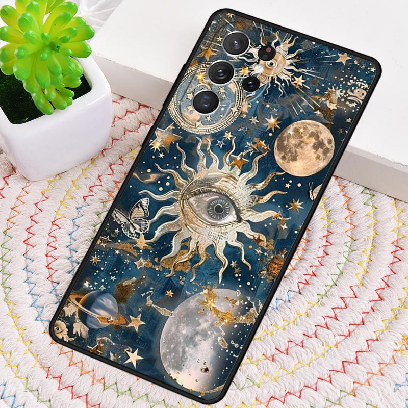 Dark Academia Celestial Collage Phone Case for Samsung Galaxy Note 10 Pro S26 Ultra S23 S24 FE S25 S21 S22 PLUS Shockproof Cove