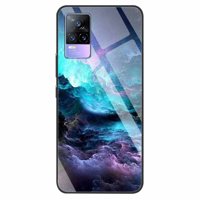 For VivoV21 5G Tempered Glass Case for Vivo V21 5G Soft Bumper Hard Funda For Vivo X60 Pro Global Phone Case X60 5G 2021 Cover