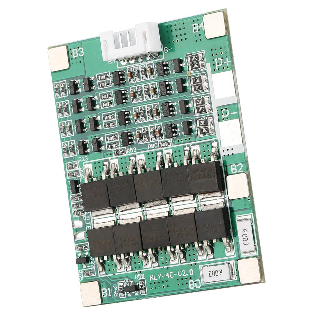 4S 50A Lithium Battery Protection Board 3.7V Li Ion Cell BMS PCB Board