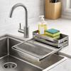 Large Capacity Self-Draining Sink Shelf Moisture-proof Soap Sponge Holder  Bathroom