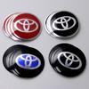 2026 New For Toyota 4Pcs Car Wheel Hub Center Cap Aluminum Metal Logo Sticker For Toyota Corolla Camry Rav4 Yaris Hilux Prius Au