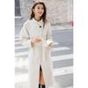 Mokaona Women's Elegant Mid-Length Long-Sleeve Trench Coat MKNJD3888