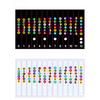 Guitar Scale Stickers Note Name Stickers Fretboard Stickers for Self-Taught Acoustic Guitar Music Theory Tutorial Guitar Accessories