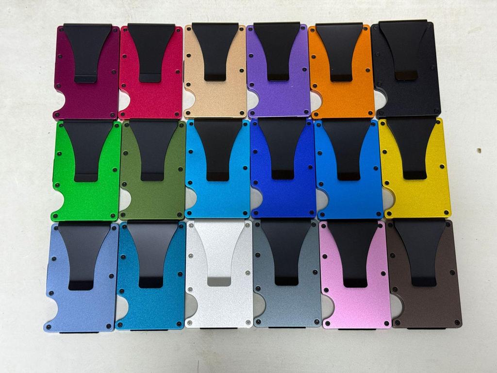 RFID Aluminum Credit Card Holder - Anti-demagnetization & Anti-skimming Metal Case
