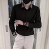 Embroidered Long Sleeved Shirt Ins Loose Shirt Men'S Summer Trend Versatile Casual Jacket