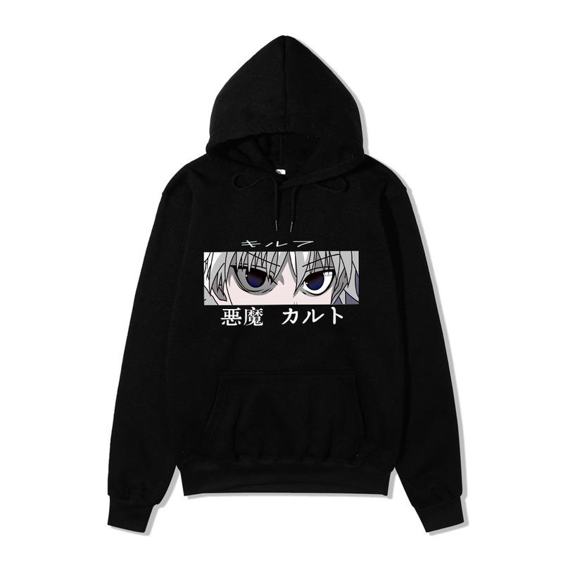 Japanischer Anime Hoodies Hunter X Hunter Vollzeit Hunter Print Pullover Männer Frauen Hoodie Sweatshirt