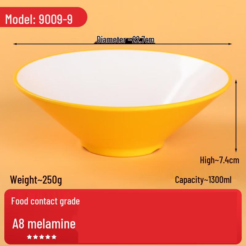 Commercial Melamine Conical Noodle Bowl