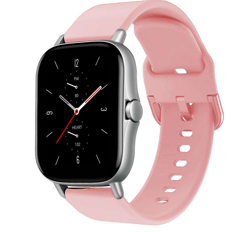 20mm 22mm Silicone Band For Amazfit GTS 4/3/2/2e/Mini/GTR 4 3 3 pro/GTR2/2e/stratos 2/3 Watch Bracelet Correa Amazfit Bip Strap