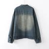 Retro Washed Denim Jacket for Women in Spring and Autumn Versatile and Stylish New Chinese Style Loose Autumn Design Jacket Top