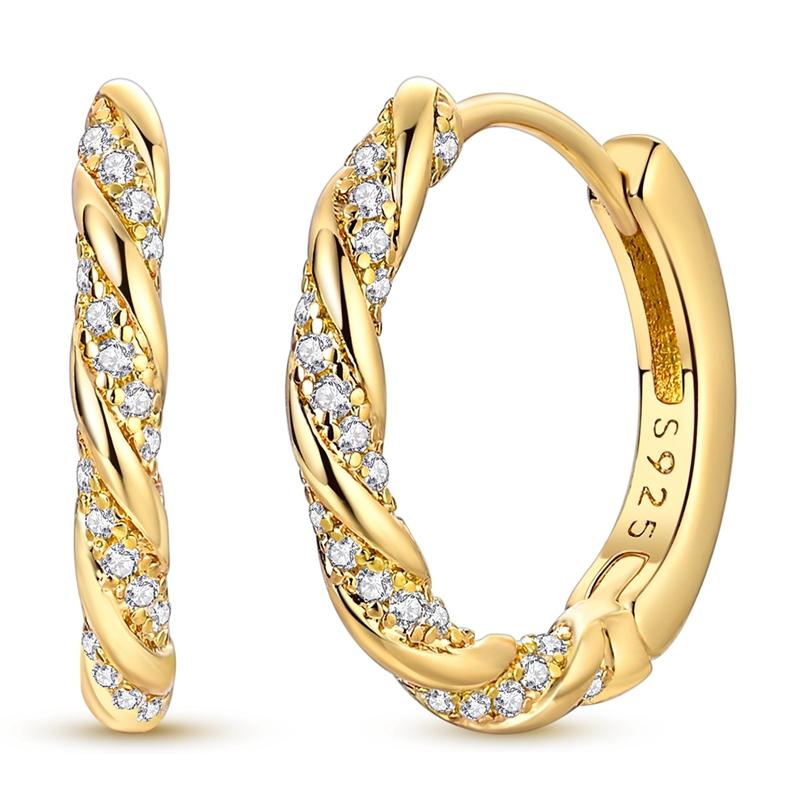 925 Sterling Silver Earrings Eternal Infinite Love Heart Starlight Hoops Earrings for Women Ladies Wedding Jewelry Fashion Gifts