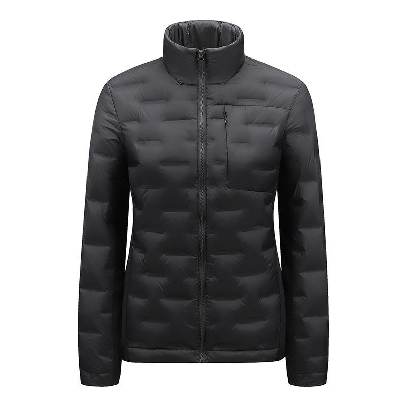 Light and thin down couple's outdoor sports to keep warm, light to carry, down jacket can be opened twice