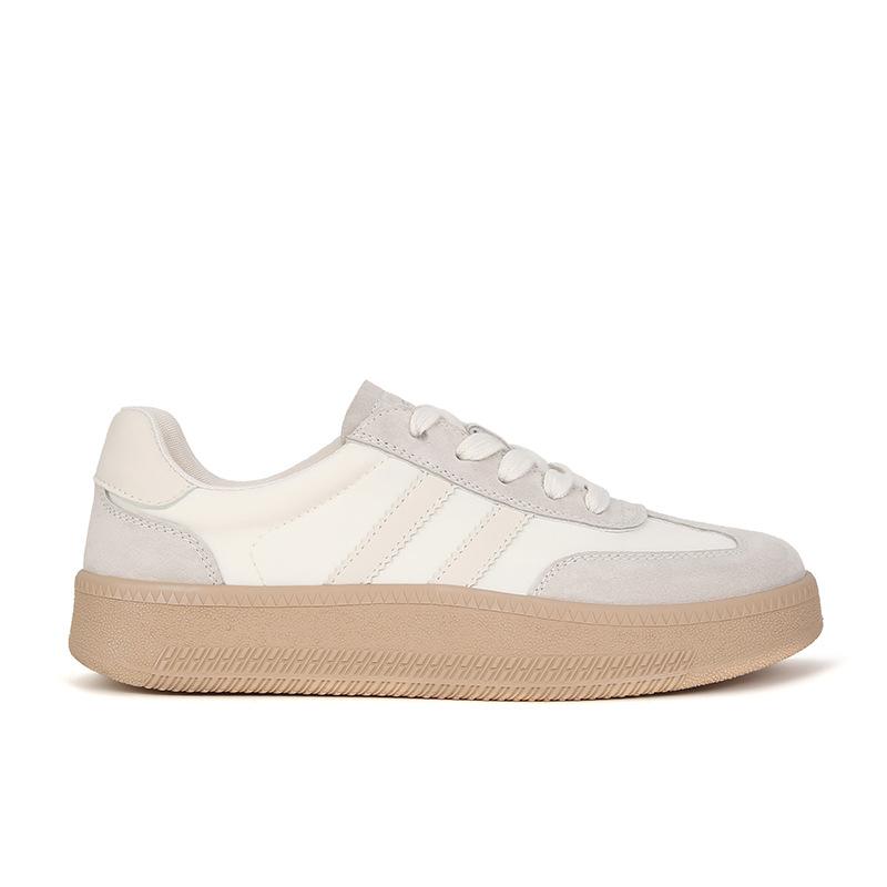 [] Sweetheart Midsummer~ Retro big round head platform casual sports women's board shoes