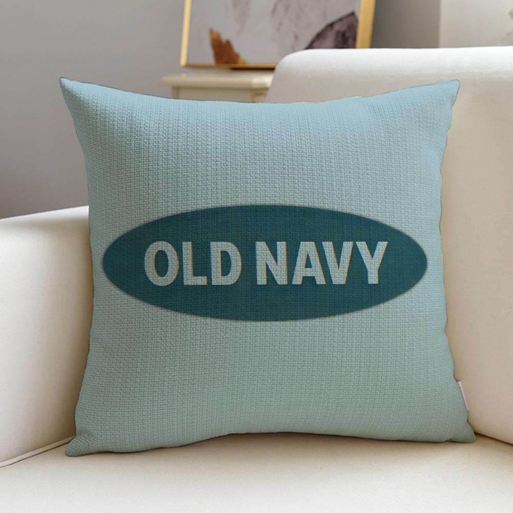 Fashionable Old NavyS Cushion Cover Breathable and Skinfriendly Linen Pillowcase Square Removable and Washable Cushion