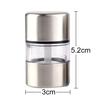 Stainless Steel Manual Mill Salt Spice Pepper Muller Grinder Home Kitchen Tool