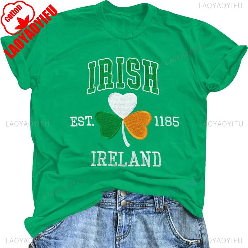 Womens St Patricks Day Shirts Let The Shenanigans Begin Shirt Lucky T Shirt Green Tee Funny Sayings Tops Vintage Aesthetic Tees