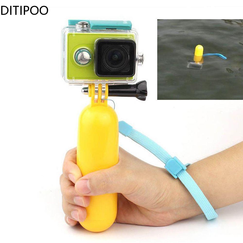 Go Pro Accessories Yellow Water Floating Grip Monopod Handle Tripod For Gopro Hero 11 10 9 8 7 6 5 4 for Dji Action