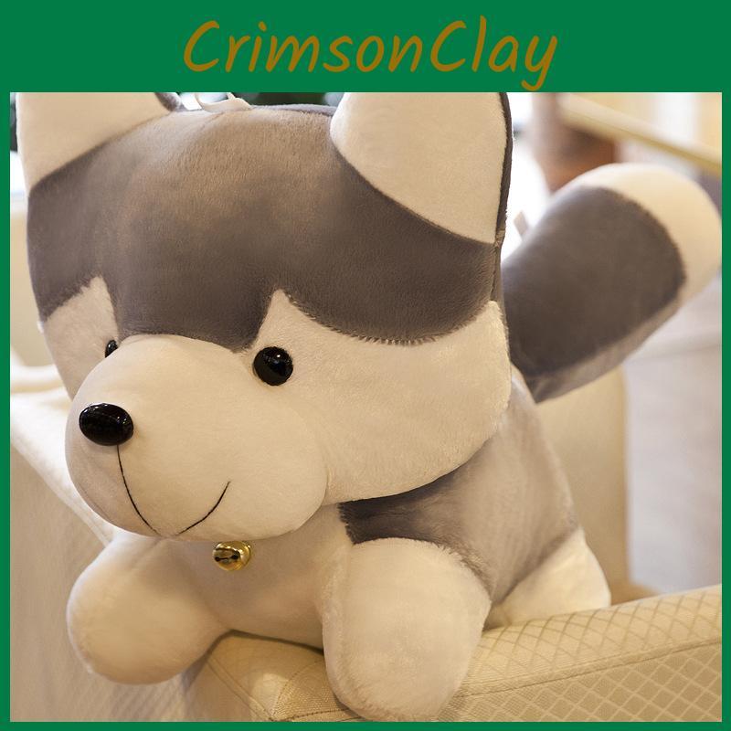 Simulation Husky Cartoon Plush Toy Animal Doll Dog Kid Soothing Gifts Sleep