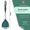 High-Temp Resistant Silicone & Stainless Steel Kitchen Utensil Set - Non-Stick Cooking Spatula & Ladle