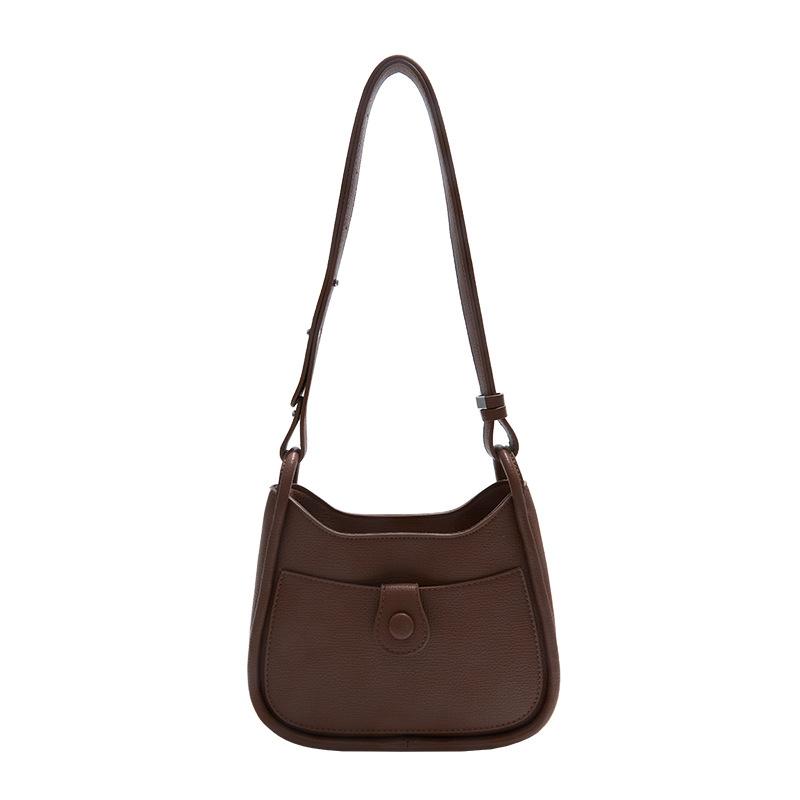 Today's popular small bags women's new trendy fashion messenger bags solid color shoulder armpit bags