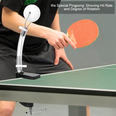 Masa Tenisi Eğitim Robotu Sabit Hızlı Ribaund Ping Pong Topu Makinesi Eğitmeni