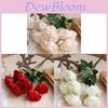 Formal Wedding Decor Silk Rose Bouquet With Realistic Design For Home And Event Use