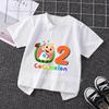 Cocomelons Kids Summe T-shirts Boys Girls Birthday Party Tee Cartoon Anime Graphic Print T-shirt Children Fashion Clothes Gifts