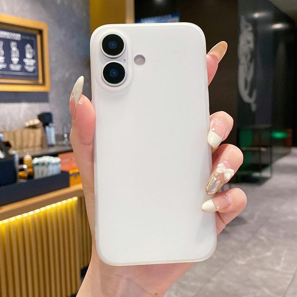 Für iPhone 16 TPU Handyhülle Matt Anti-Fingerabdruck Schutzhülle