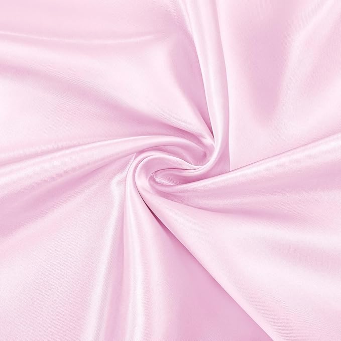 3m/5m Satin Fabric By The Yard Shiny Luxury Metallic Shiny Upholstery Lining Drapery DIY Crafts Soft  for Wedding Decorations
